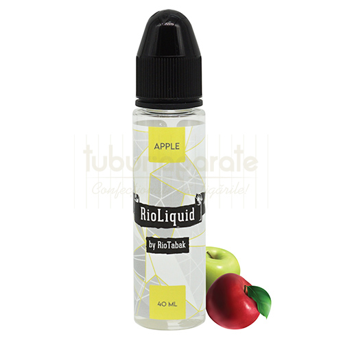 Lichid fara nicotina pentru tigara electronica cu aroma de mere verzi marca RioLiquid Apple